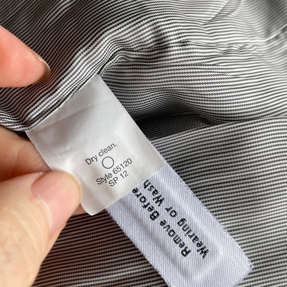 J.Crew 100% Linen Schoolboy Cream and Black Blazer - Picture 9 of 10